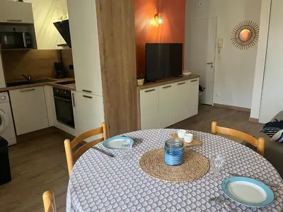 Plan de l'établissement Agréable appartement vue sur port de plaisance
