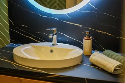 Salle de bains dans l'établissement Maison du bonheur #Haut de Gamme