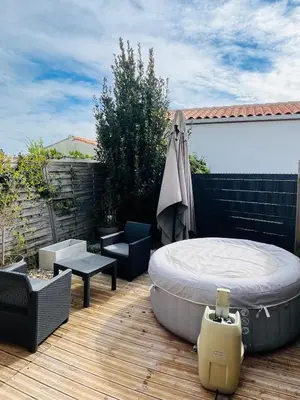 Coin salon dans l'établissement Appartement Le Transbordeur
