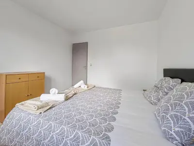 Un ou plusieurs lits dans un hébergement de l'établissement Le Refuge de Garat Piscine Privée