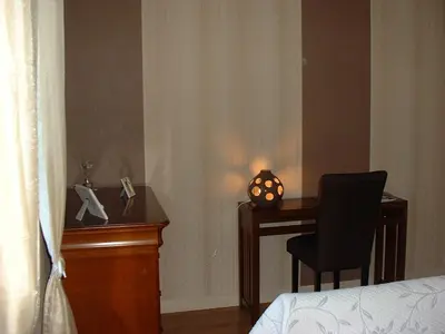 Un ou plusieurs lits dans un hébergement de l'établissement Chambres D'hôtes Bel'vue