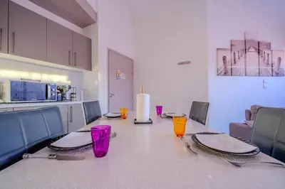 Cuisine ou kitchenette dans l'établissement Dunes Apart-Hotel - Kiwi Residence