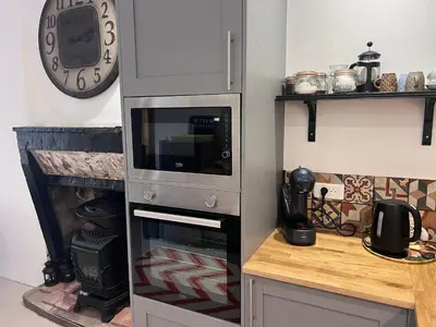 Cuisine ou kitchenette dans l'établissement Atelier 9