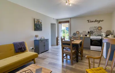 Cuisine ou kitchenette dans l'établissement Holiday Gite On A Vineyard