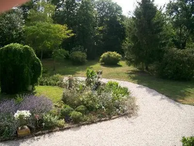 Jardin de l'établissement Manoir Angle