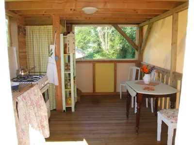 Cuisine ou kitchenette dans l'établissement Orchid Lodge-The Good Life in France