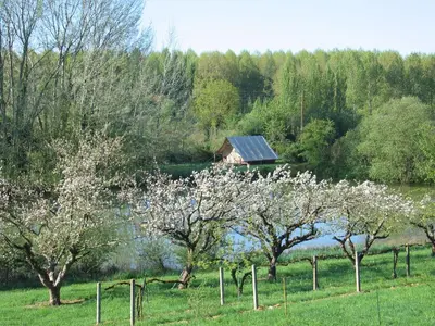 Paysage naturel près de la tente de luxe