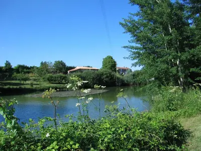 Paysage naturel près de la tente de luxe