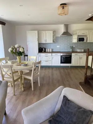 Cuisine ou kitchenette dans l'établissement Les Rimpaudieres