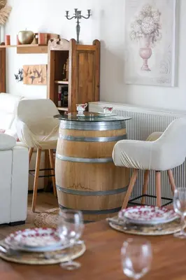 Coin salon dans l'établissement La maison du Bonheur