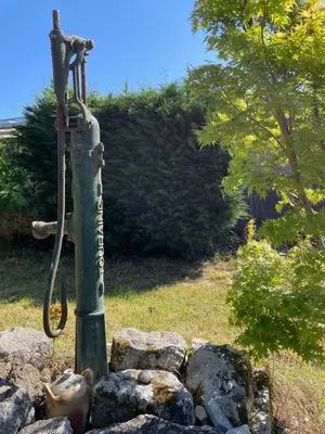 Jardin de l'établissement La Villa Rouge