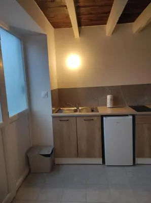 Cuisine ou kitchenette dans l'établissement La Casa de Sahé