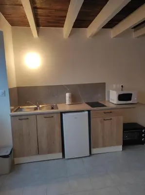 Cuisine ou kitchenette dans l'établissement La Casa de Sahé