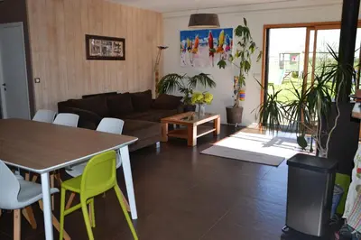 Coin salon dans l'établissement Maison proche LA ROCHELLE & Ile de Ré