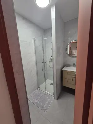 Salle de bains dans l'établissement Charmant studio avec cour privée