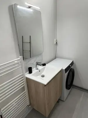 Salle de bains dans l'établissement La casuccia Galliéni