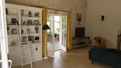 Télévision ou salle de divertissement dans l'établissement Chambre chez l'habitant