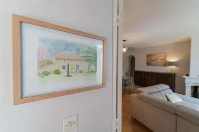 Un ou plusieurs lits dans un hébergement de l'établissement La Bégasserie Ancienne maison de maître de 1700