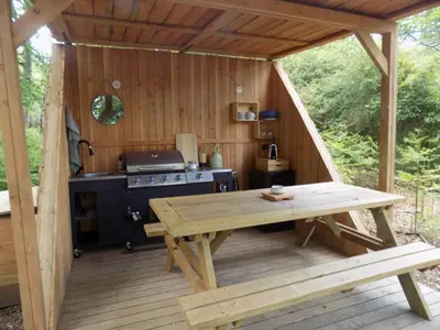 Plan de l'établissement Tente luxe jacuzzi au bord des étangs