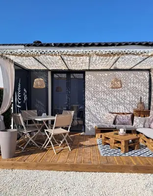 Terrasse ou espace extérieur de l'établissement Appartement Soubise, le Bonheur Côté Mer