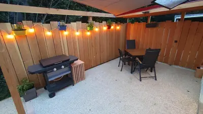 Terrasse ou espace extérieur de l'établissement Studio Cosy proche Futuroscope
