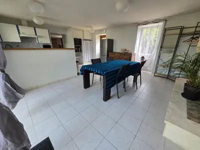 Cuisine ou kitchenette dans l'établissement Le Patio des Charentes