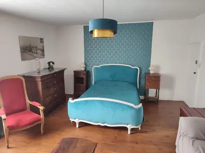 Coin salon dans l'établissement Papillon de la peroterie