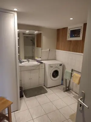 Salle de bains dans l'établissement Papillon de la peroterie