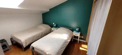 Un ou plusieurs lits dans un hébergement de l'établissement Le Duplex Charentais