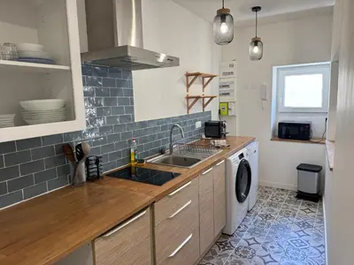 Cuisine ou kitchenette dans l'établissement ღ Le Mezzo - Studio proche Centre & Wifi