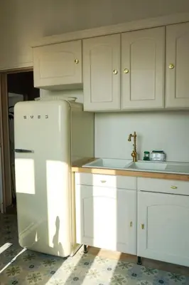 Cuisine ou kitchenette dans l'établissement Appartement vue mer - Châtelaillon-Plage - Maison Eole