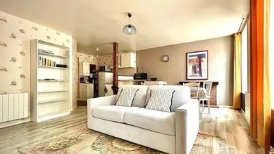 Cuisine ou kitchenette dans l'établissement Appartement 1 chambre avec terrasse