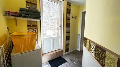 Cuisine ou kitchenette dans l'établissement Appartement 1 chambre avec terrasse