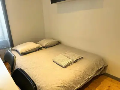 Un ou plusieurs lits dans un hébergement de l'établissement ღ La Capsule - Studio Plein Centre, Vieux Port