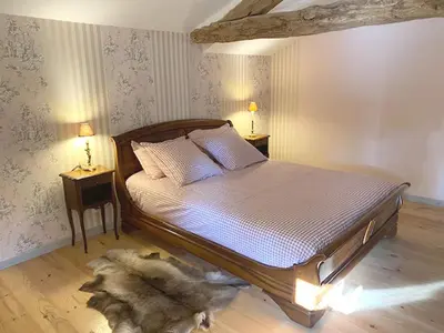 Un ou plusieurs lits dans un hébergement de l'établissement La Métairie Maison de Charme