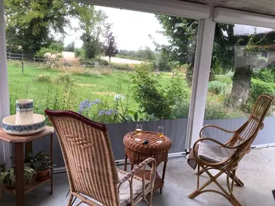 Jardin de l'établissement Le four à pain