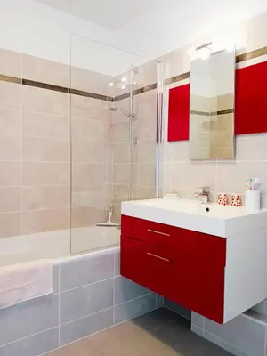 Salle de bains dans l'établissement Les lauriers1