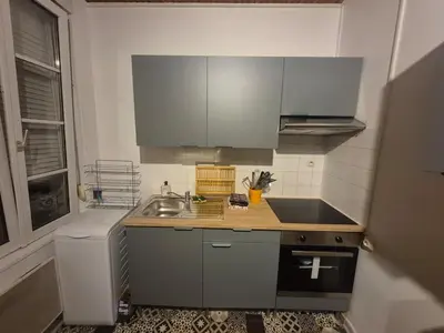 Cuisine ou kitchenette dans l'établissement Eve apartment, Wi-Fi, Spacious