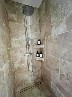 Salle de bains dans l'établissement Studio Escale Rochelaise