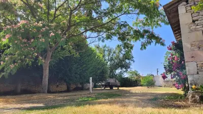Jardin de l'établissement Gîte La Maison des Arts