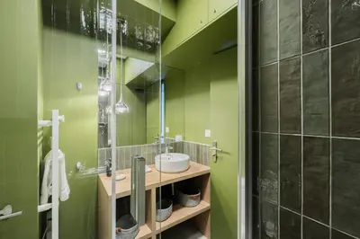 Salle de bains dans l'établissement Appartement 2ch Tout Neuf a Deux Pas du Vieux Port