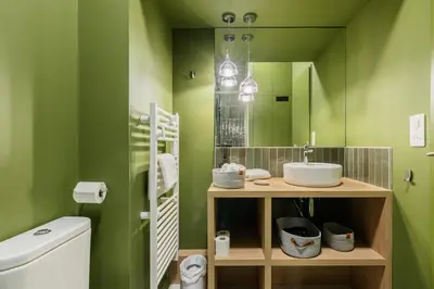 Salle de bains dans l'établissement Appartement 2ch Tout Neuf à Deux Pas du Vieux Port