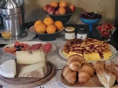 Nourriture dans le B&B/chambre d'hôtes ou à proximité