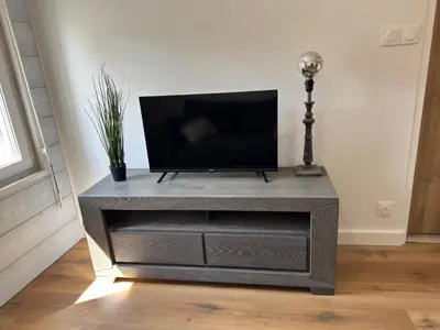 Télévision ou salle de divertissement dans l'établissement Petit nid pour 4 personnes-hyper centre