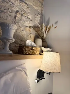 Un ou plusieurs lits dans un hébergement de l'établissement Maison des Passeroses