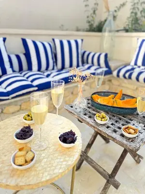 Nourriture dans la maison de vacances ou à proximité