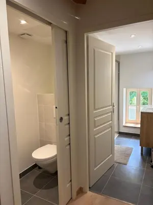 Salle de bains dans l'établissement La marmotte