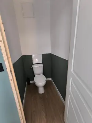 Salle de bains dans l'établissement La fin de journée-T3-Wifi-parking