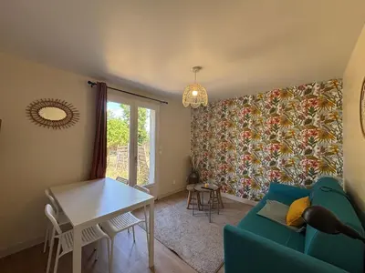 Coin salon dans l'établissement Le Gardena - Parking - 2 Beds