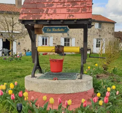 Jardin de l'établissement Chambre d'hôte de Rochette
